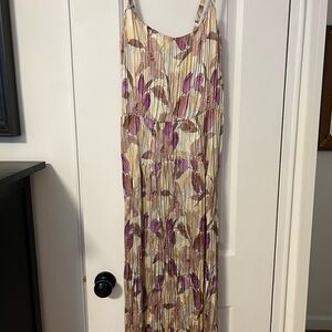 Vince Nouveau Magnolia Crushed Floral Cami Midi Dress